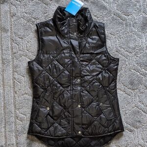 Black Quilted Vest